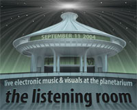 Flyer: The Listening Room 2004